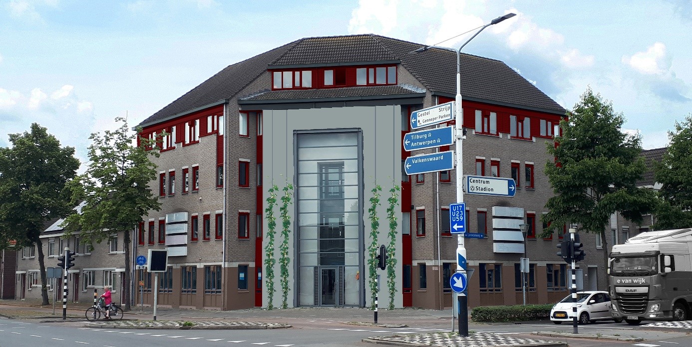 Impressie voorzijde pand